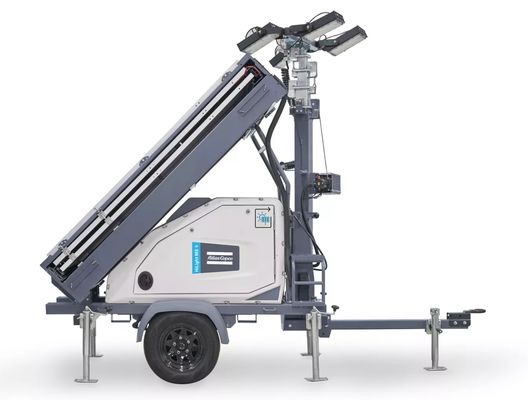 HiLight MS5 Электрическая маячка с размером доставки 2,29 X 1,12 X 2,68 М и 4 X 150 Вт