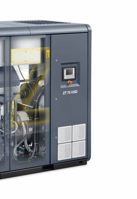 ZT18-55VSD Бесмасляный Атласный винтовой воздушный компрессор Воздушное охлаждение 50~60Гц 10,5 м3/мин