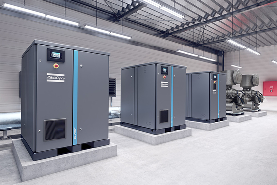 ZT55~315, ZR55~315 Водоохлаждаемый масляный Atlas Screw Air Compressor для фармацевтической промышленности