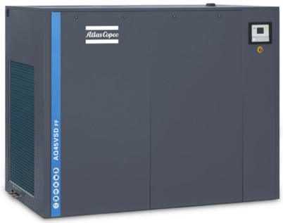 Воздушно-охлаждающий прямой привод 45KW/60HP Нефтяной винтовой воздушный компрессор AQ45VSD с содержанием масла 0 Ppm