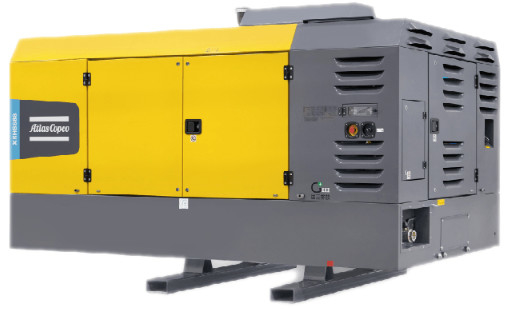 Портативный компрессор Atlas Copco XRHS 888 для стабильного давления и объема газа в скважинах и трубопроводах геотермальной воды
