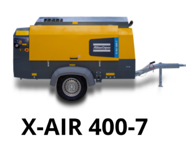 12 M3/min FAD портативный компрессор X-AIR 400-7 с источником электроэнергии и эффективностью 7 бар