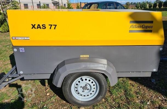 Промышленный портативный компрессор XAS77E с FAD 4.2 M3/min и черным цветом