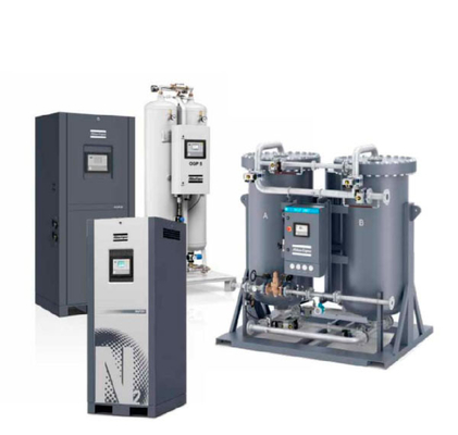 NGP900 N2 генератор Атлас 97.6x99.2x124.4 дюймов Размеры