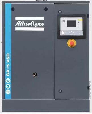 Промышленный компрессор GA15VSD серии GA с диапазоном давления от 4 до 10 бар, разработанный для бесшумной работы
