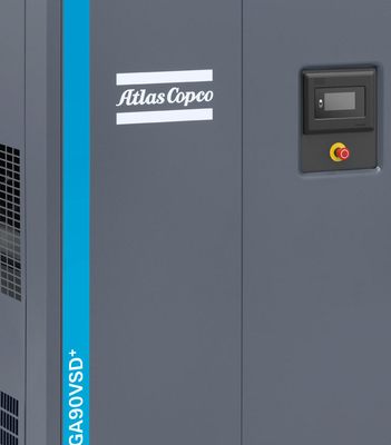 110кВт Атласский винтовой воздушный компрессор VSD Plus GA110VSD+ Алюминиевый сплав
